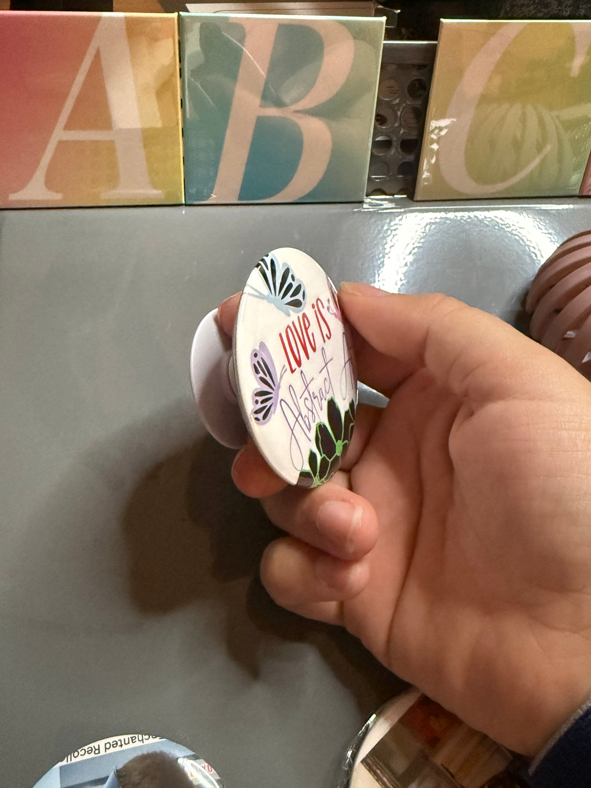 Personalized Round Photo Phone Stand