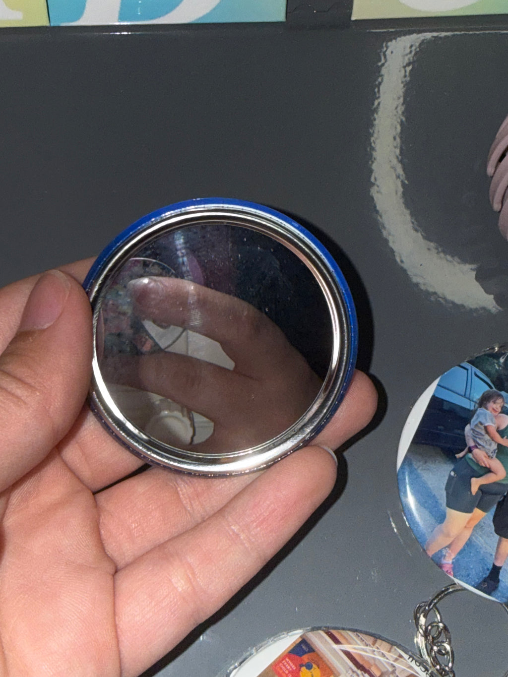 Personalized Photo pocket mirror