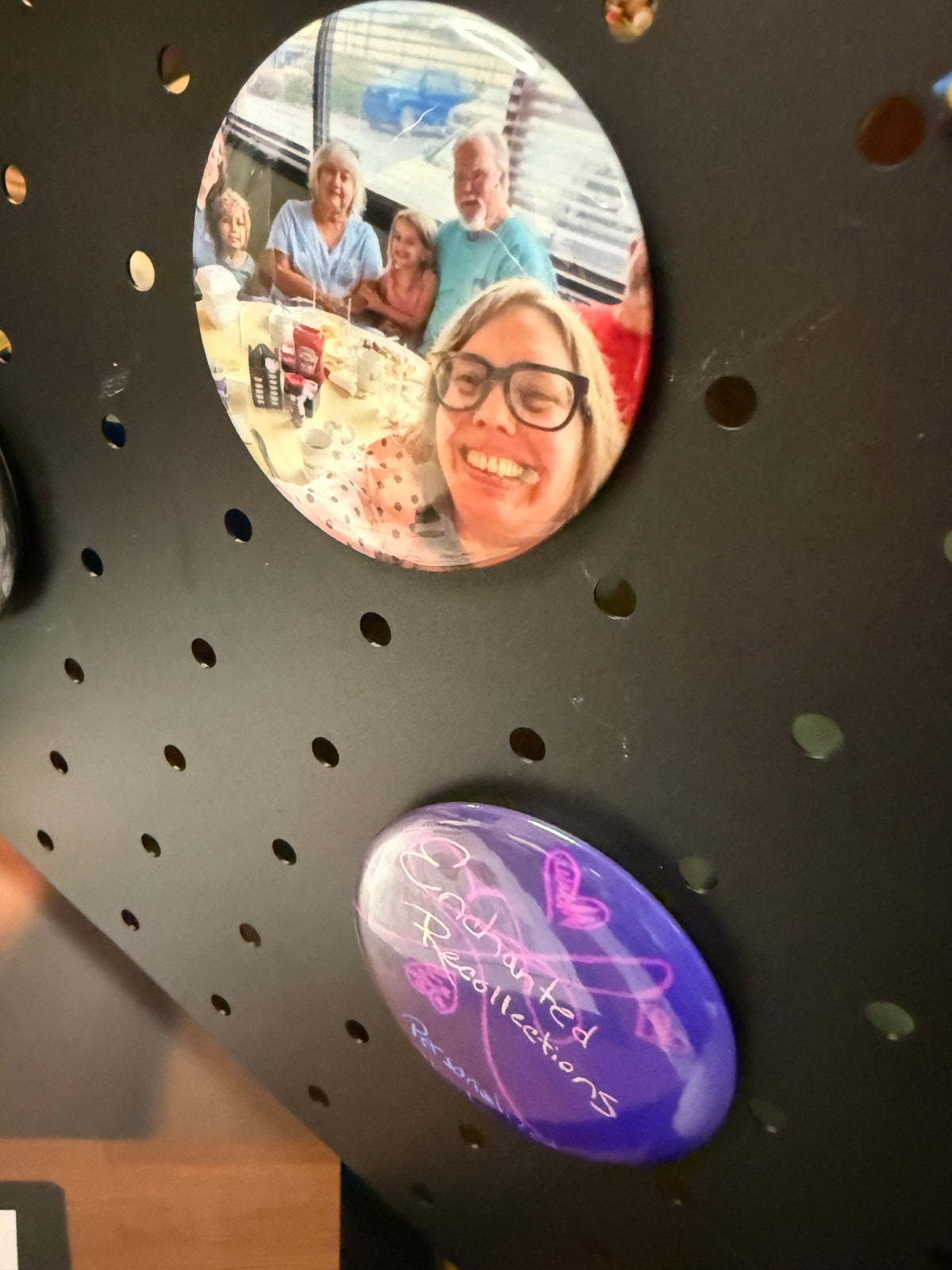Round Custom Photo Magnet Set of 6