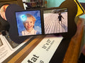Bone shaped frame holds 2.5 inch photo magnets