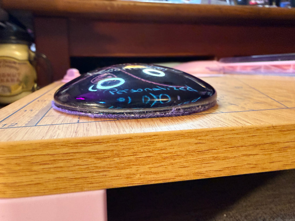 3 inch round customizable cabochon paperweight